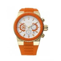 Vogue Med ChronoColor Orange Rubber Strap 150141.4