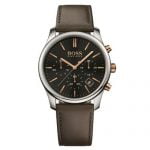 Hugo Boss Chronograph Leather Strap Quartz Watch 1513448