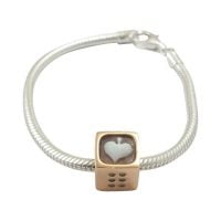 Βραχιόλι Cameo Italiano Ζάρι Καρδιά ΚΙ5095