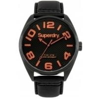 Superdy Military Black Leather Strap SYG192BRA