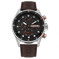 Superdry Mens Steel Officer Watch SYG220BR
