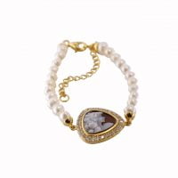 Βραχιόλι Cameo Italiano Ασημένιο Επίχρυσο ΚΙ5240