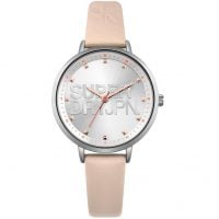 Superdry Ascot Beige Leather Strap SYL157C