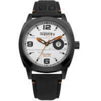 Superdry Corporal Black Leather Strap SYG236BB