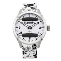 Superdry Ladies Black Floral Scuba SYL138B