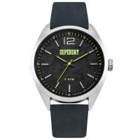 Superdry Military Grey Leather Strap SYG209B
