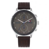 Tommy Hilfiger Chase Brown Leather Strap 1791579