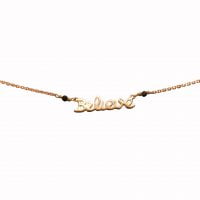 Κολιέ Alisia Ασημένιο Ροζ Επίχρυσο Believe ΚΟ28940