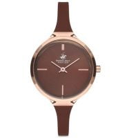 Beverly Hills Polo Club Brown Leather Strap BH9614-01