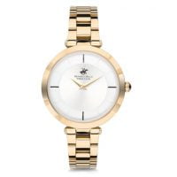 Beverly Hills Polo Club Ladies Gold Stainless Steel Bracelet BH9631-04