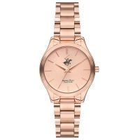 Beverly Hills Polo Club Ladies Rose Gold Stainless Steel Bracelet BH2169-03