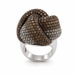 Δαχτυλίδι Ασημένιο 925 Κόμπος Ζιργκόν gEMELL Jewellery