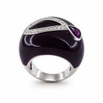 Δαχτυλίδι Ασημένιο 925 με Ονυχα και Ζιργκόν gEMELL Jewellery