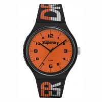 Superdry Black Silicone Strap SYG269BO
