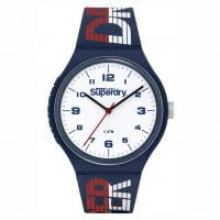 Superdry Blue Silicone Strap SYG269UW