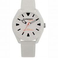 Superdry Osaka White Silicone Strap SYG243W