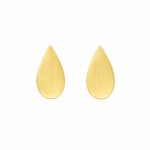 Σκουλαρίκια Κ14 Χρυσά Δάκρυ gEMELLi Jewellery