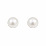 Σκουλαρίκια Κ14 χρυσά Μαργαριτάρια Akoya 9,0 mm gEMELLi jewellery