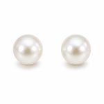 Σκουλαρίκια Κ14 χρυσά Μαργαριτάρια Akoya 7-7,5 mm gEMELLi jewellery