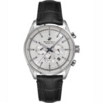 Beverly Hills Polo Club Gents Dual Time Black Leather Strap BP3004X-331