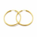 Σκουλαρίκια Κ14 Κρίκοι gEMELLi jewellery