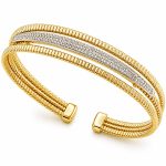 Βραχιόλι Ασημένιο 925 Χειροπέδα με Ζιργκόν gEMELLi Jewel