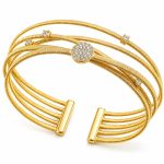 Βραχιόλι Ασημένιο 925 Χειροπέδα με Ζιργκόν gEMELLi Jewel
