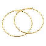 Σκουλαρίκια Κρίκοι Ασημι 925 Επιχρυσωμένα gEMELLi Jewellery