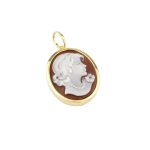 Περιδέραιο Cameo Italiano Ασημένιο Επιχρυσωμένο ΚΙ5048Α