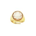 Δαχτυλίδι Cameo Italiano Ασημένιο Επιχρυσωμένο ΚΙ5529