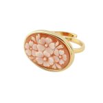 Δαχτυλίδι Cameo Italiano Ασημένιο Επίχρυσο ΚΙ5519